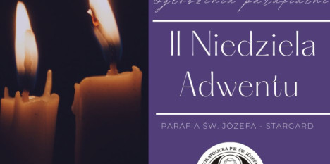 Ogłoszenia na II Niedzielę Adwentu - 07.12.2025